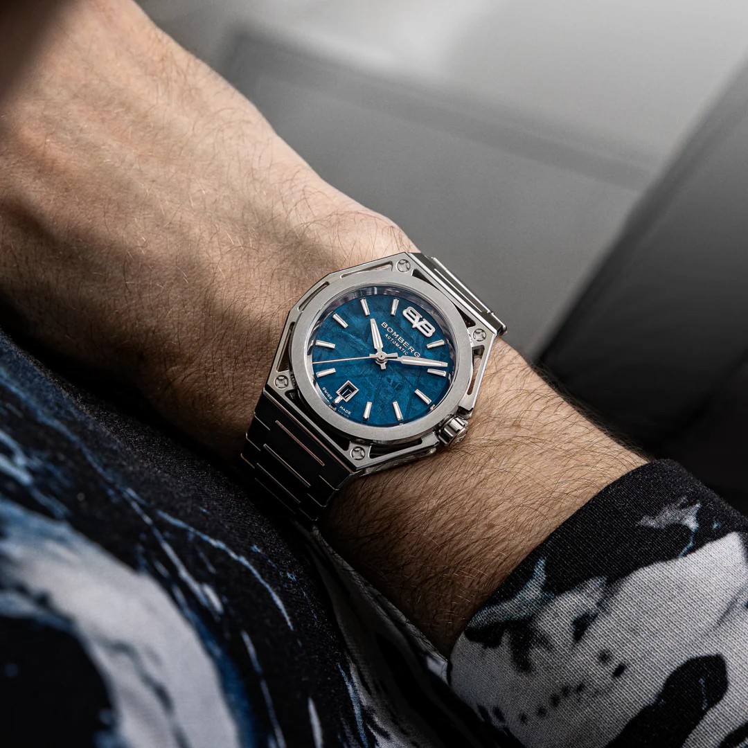 Bomberg  Мужские швейцарские часы, автоматический механизм, сталь, 42мм