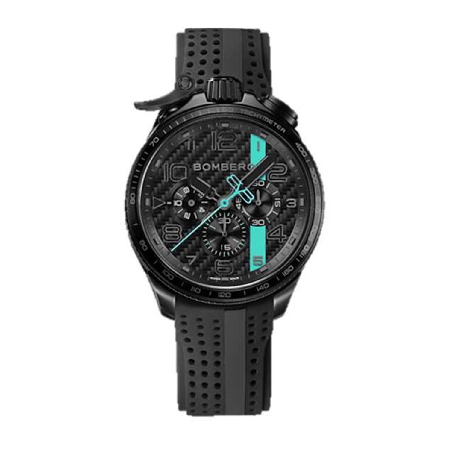 Часы BOMBERG  BS45CHPBA.059-26.12 Мужские швейцарские часы, кварцевый механизм, сталь с покрытием, 45мм
