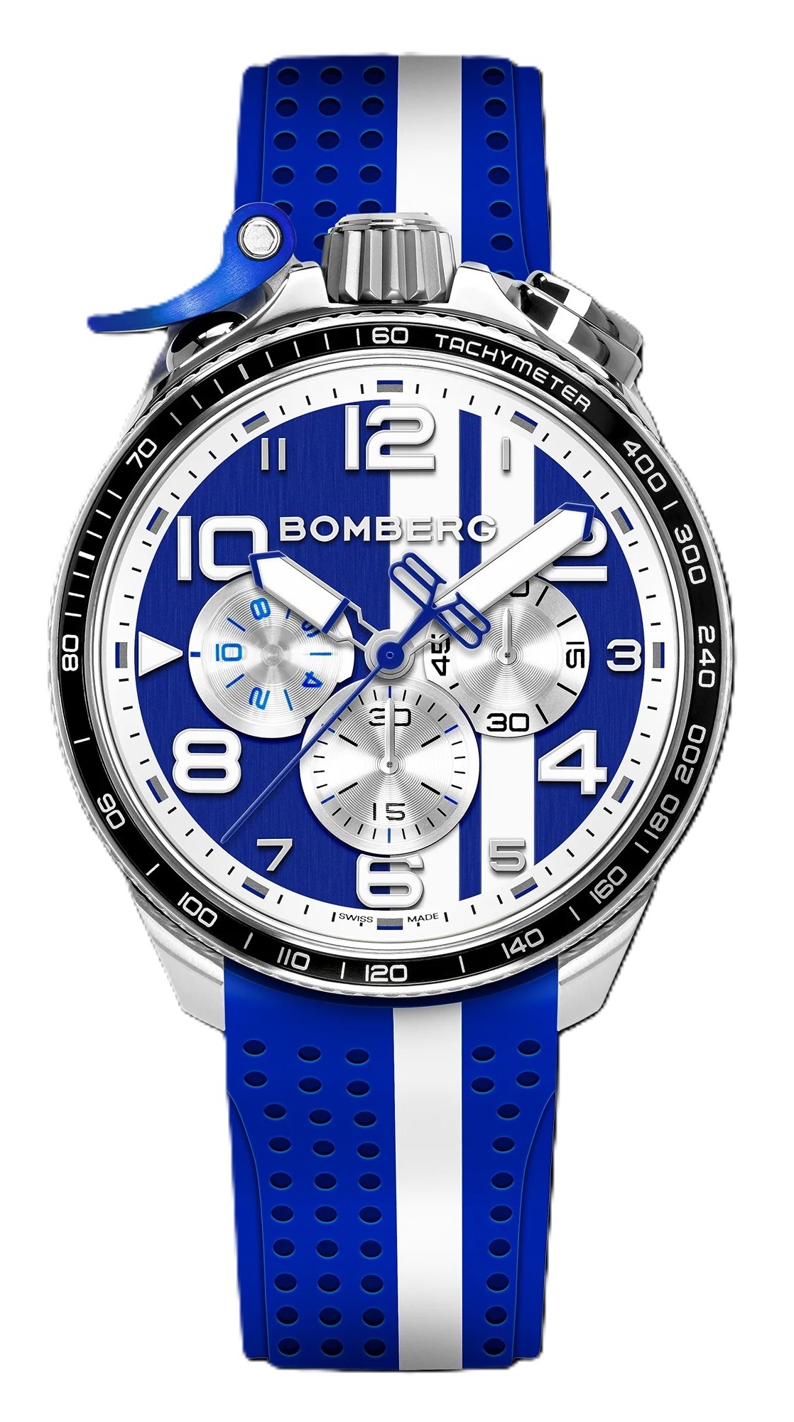 Часы Bomberg  BS45CHSP.059-21.12 Мужские швейцарские часы, кварцевый механизм, сталь с покрытием, 45мм