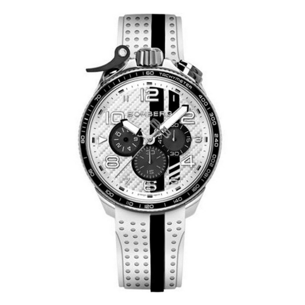 BOMBERG  Мужские швейцарские часы, кварцевый механизм, сталь, 45мм