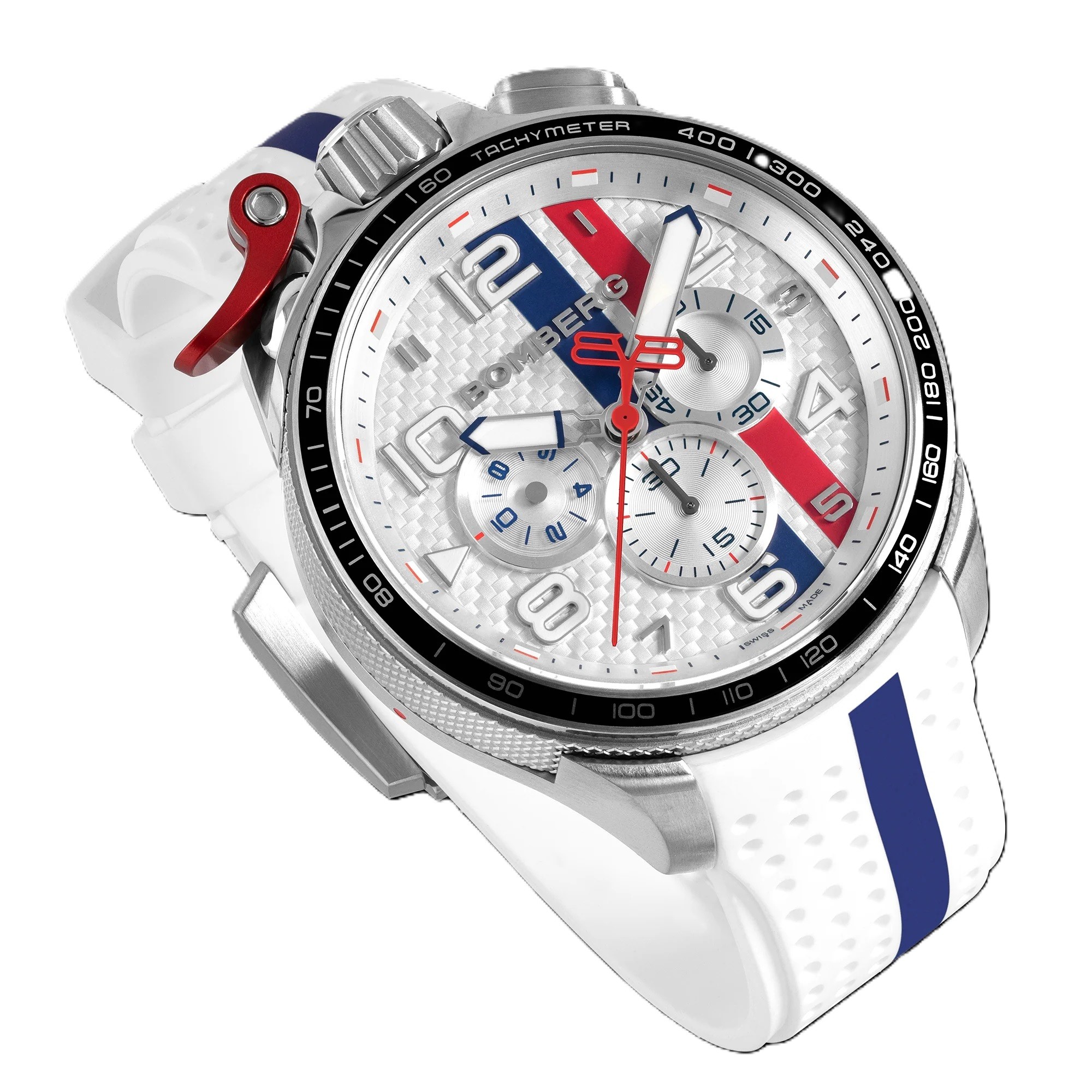 BOM  Мужские швейцарские часы, кварцевый механизм, сталь, 45мм