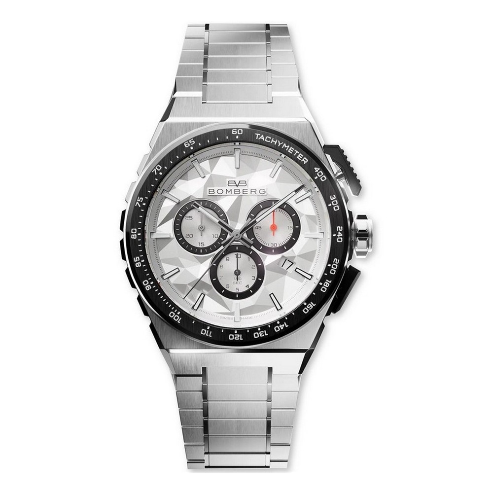 BOMBERG  Мужские швейцарские часы, кварцевый механизм, сталь, 42мм