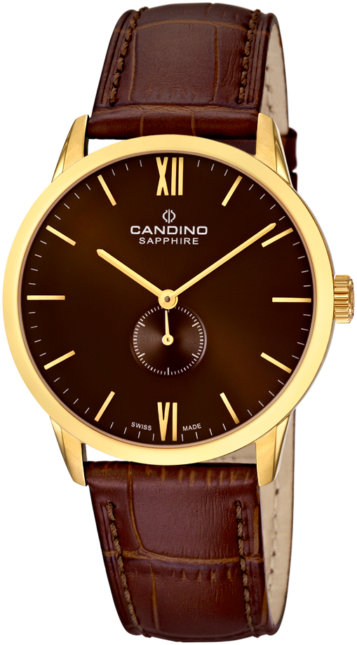 Часы CANDINO  C4471/3 Мужские швейцарские часы, кварцевый механизм, сталь, 40,5 мм