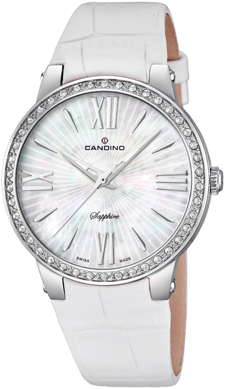 CANDINO  Женские швейцарские часы, кварцевый механизм, сталь, 36 мм