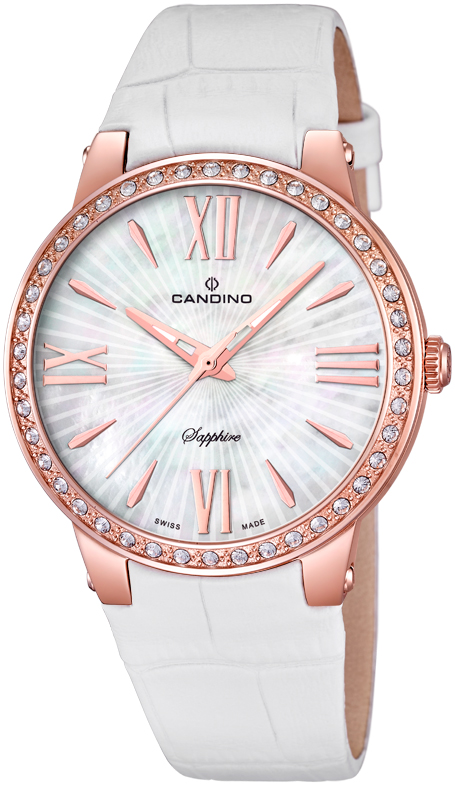 Часы CANDINO  C4598/1 Женские швейцарские часы, кварцевый механизм, сталь, 36 мм