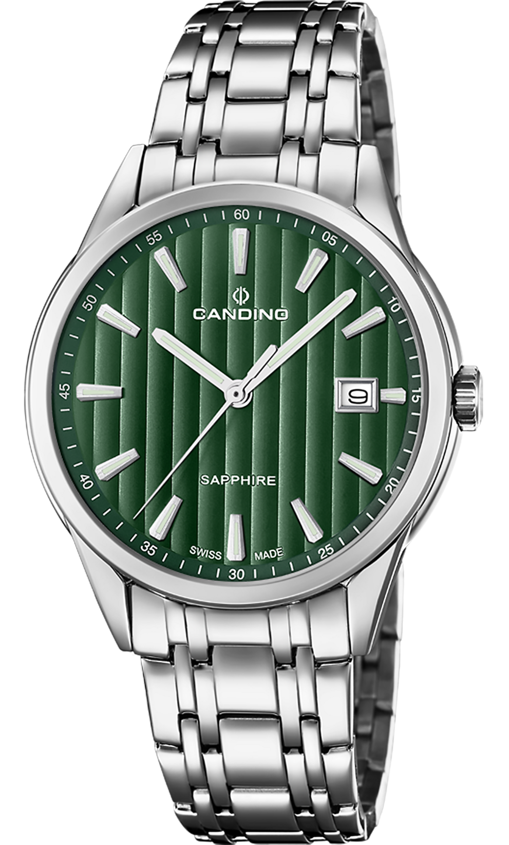 CANDINO  Мужские швейцарские часы, кварцевый механизм, сталь, 40,5 мм