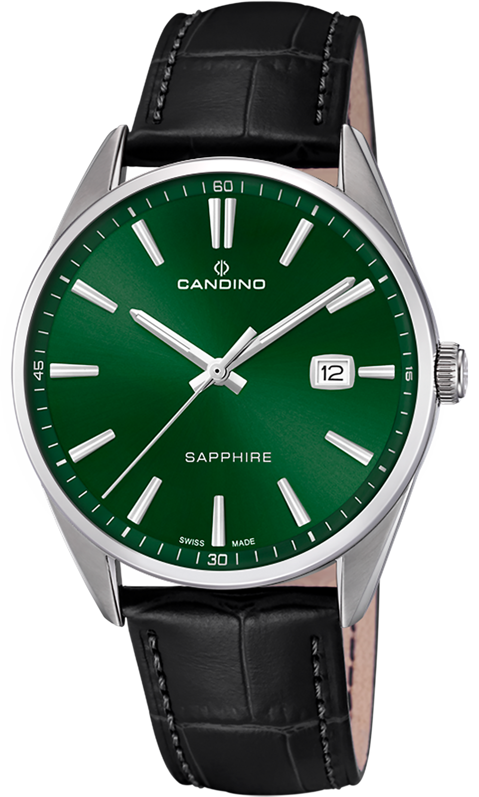 CANDINO  Мужские швейцарские часы, кварцевый механизм, сталь, 41 мм