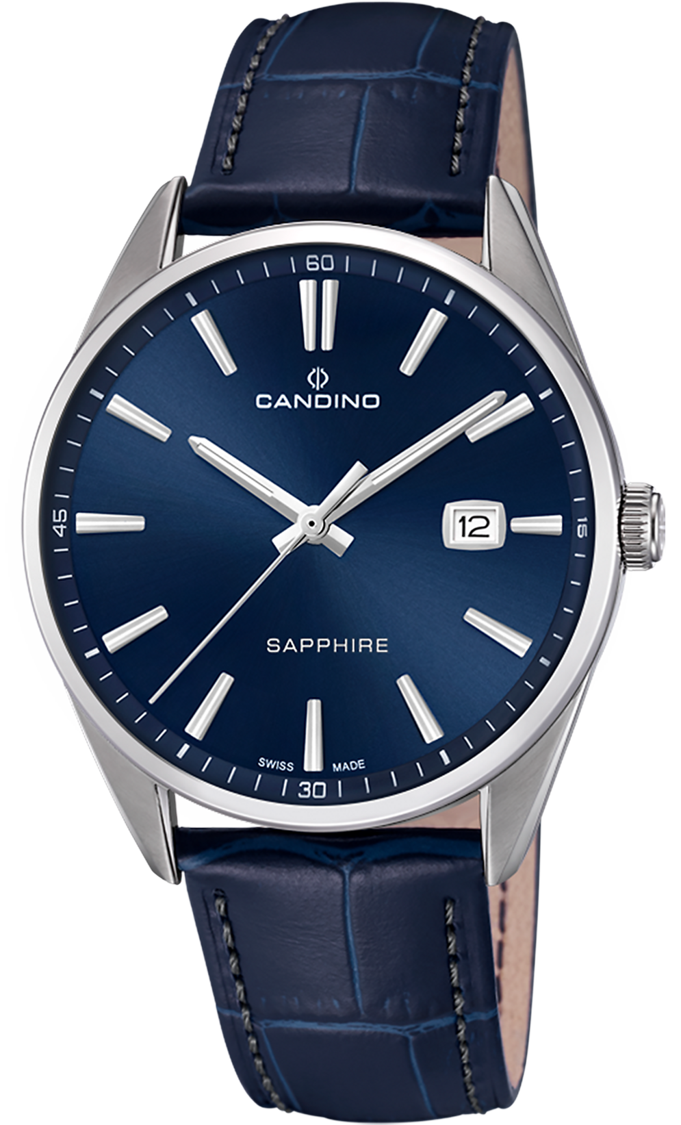 CANDINO  Мужские швейцарские часы, кварцевый механизм, сталь, 41 мм