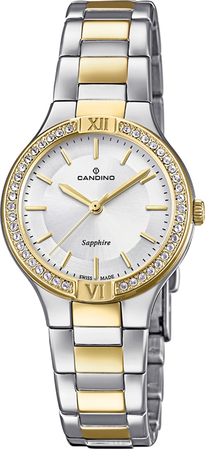 CANDINO  Женские швейцарские часы, кварцевый механизм, сталь, 31 мм