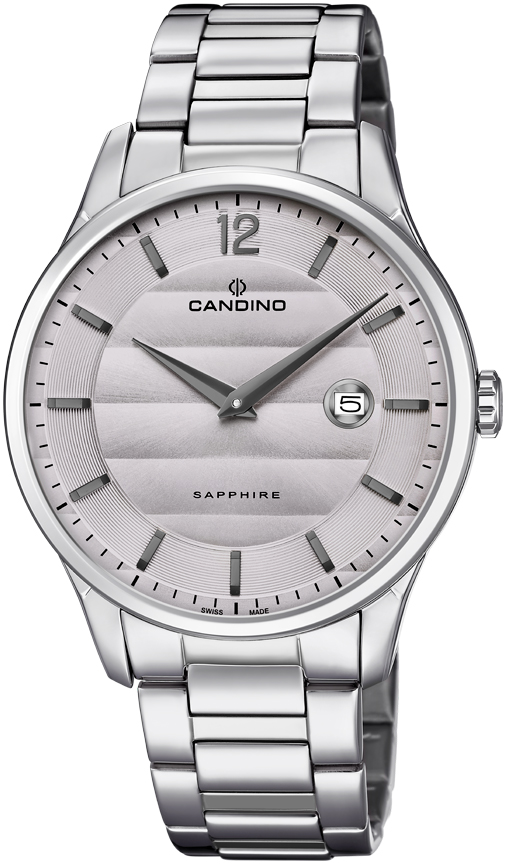 CANDINO  Мужские швейцарские часы, кварцевый механизм, сталь, 41 мм