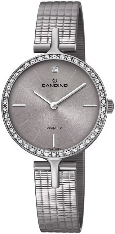 CANDINO  Женские швейцарские часы, кварцевый механизм, сталь, 29,5 мм