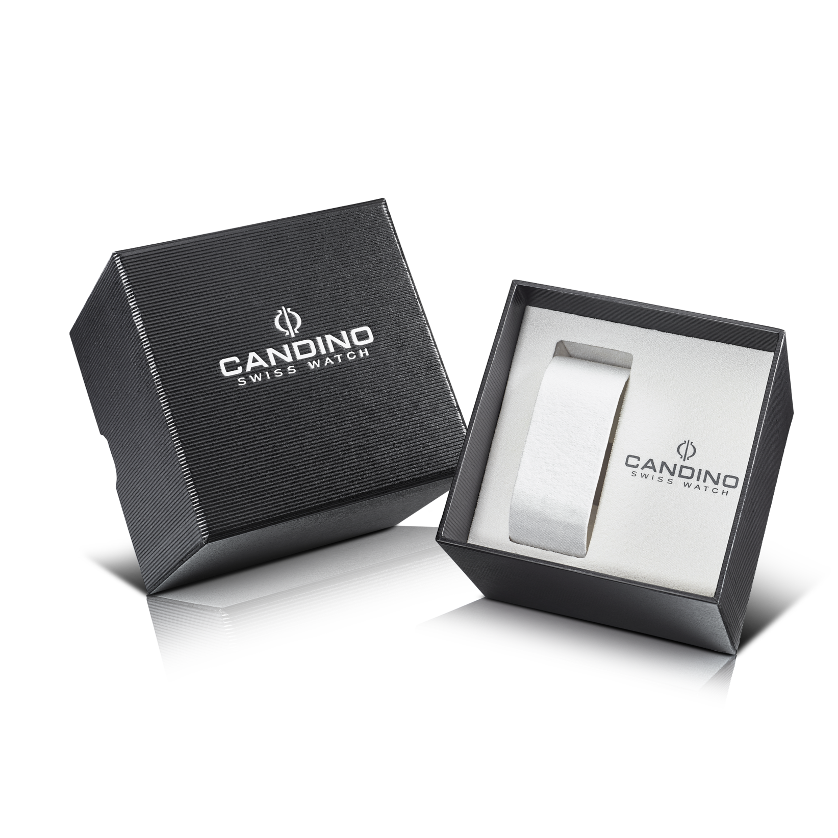 CANDINO  Мужские швейцарские часы, кварцевый механизм, сталь, 39,5 мм