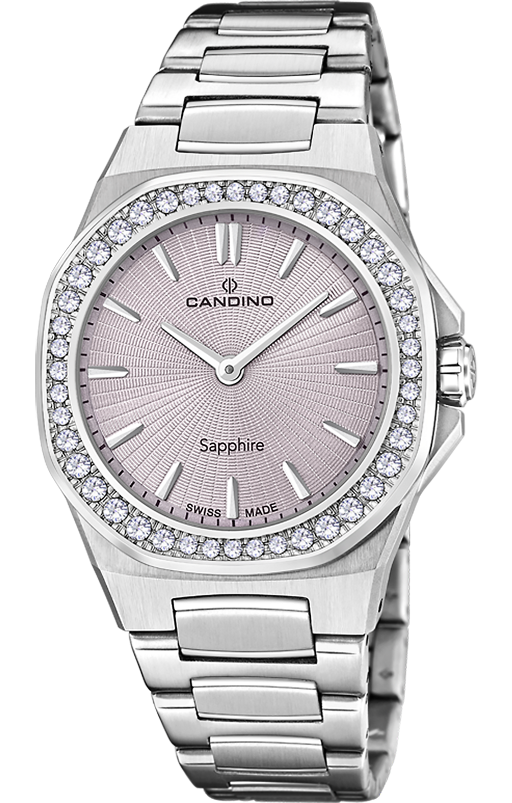 CANDINO  Женские швейцарские часы, кварцевый механизм, сталь, 34 мм