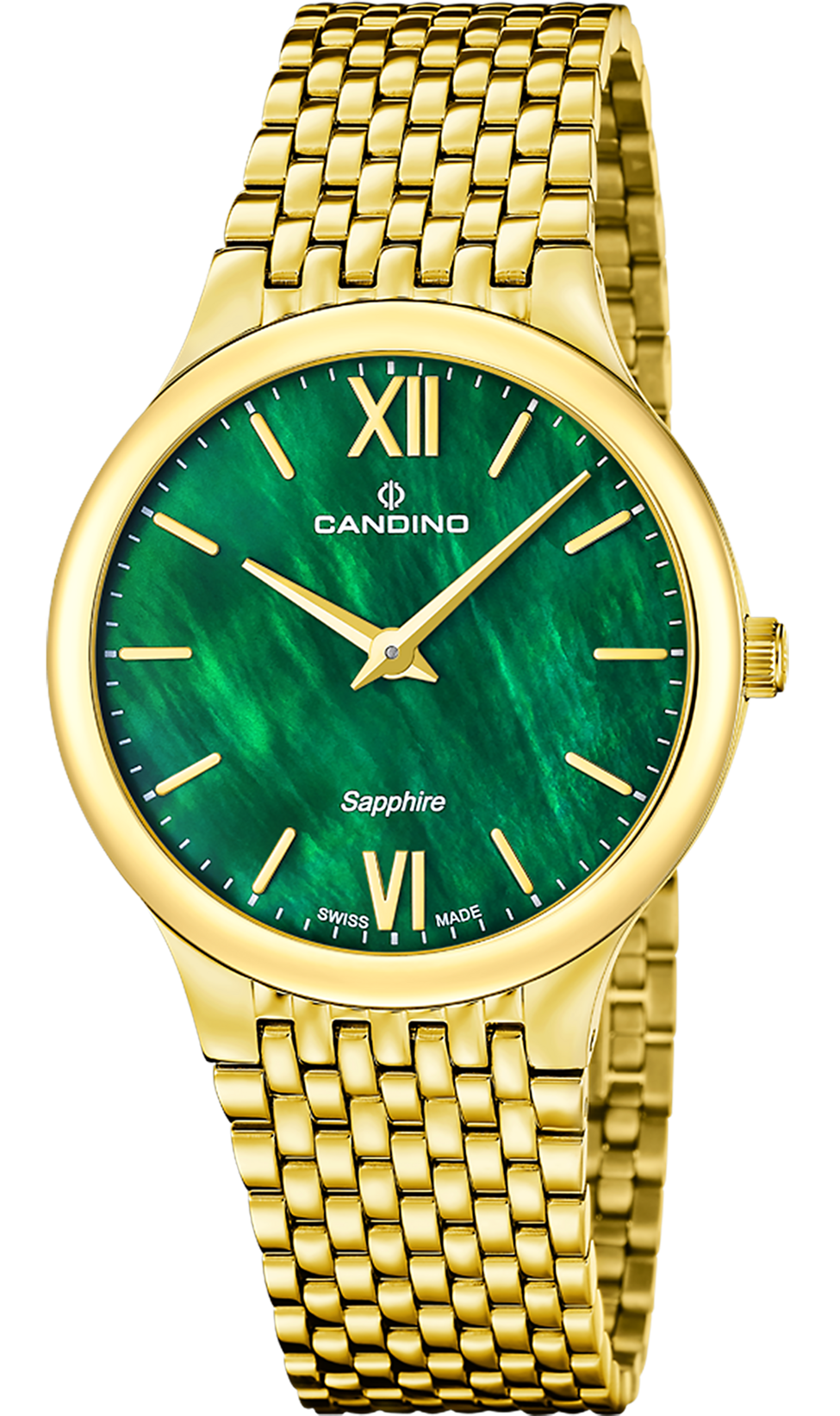 CANDINO  Мужские швейцарские часы, кварцевый механизм, сталь, 39 мм