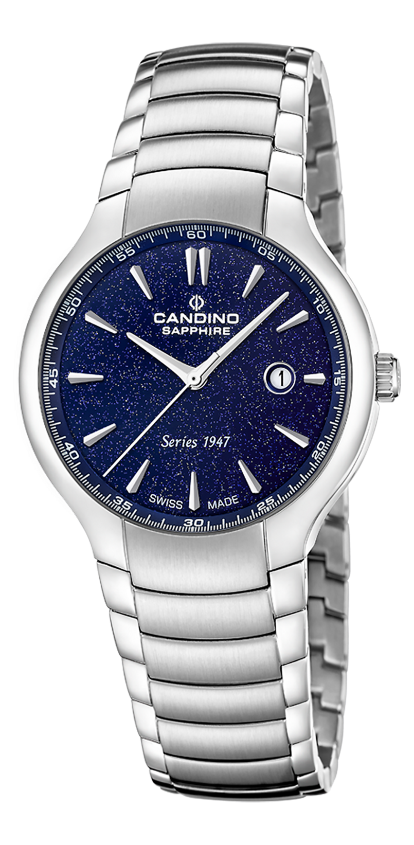 CANDINO  Женские швейцарские часы, кварцевый механизм, сталь, 34 мм