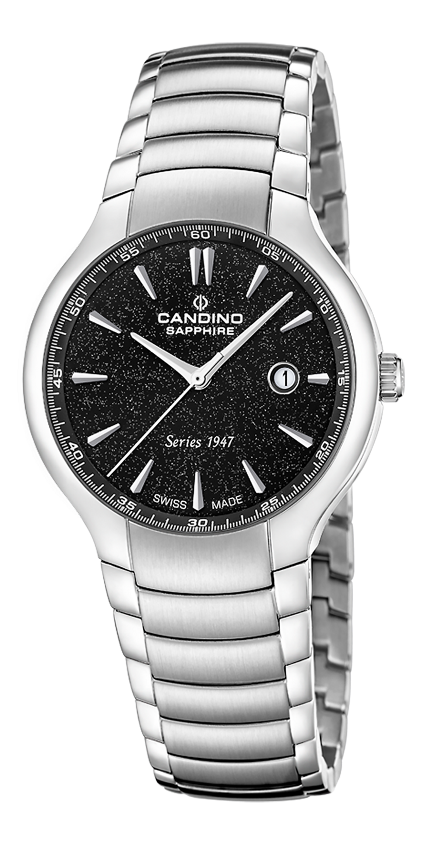 CANDINO  Женские швейцарские часы, кварцевый механизм, сталь, 34 мм