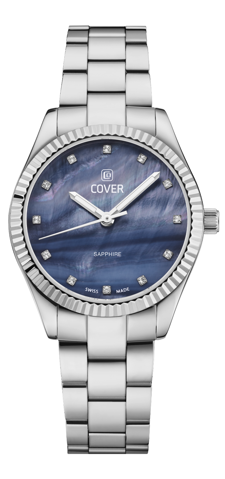 COVER  Женские швейцарские часы, кварцевый механизм, 30 мм