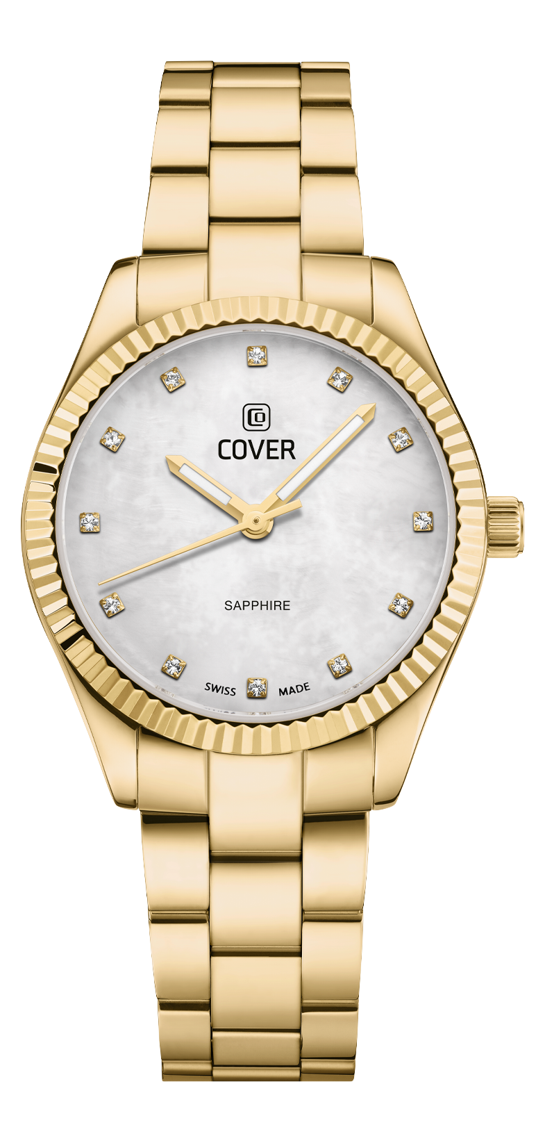 COVER  Женские швейцарские часы, кварцевый механизм, 30 мм
