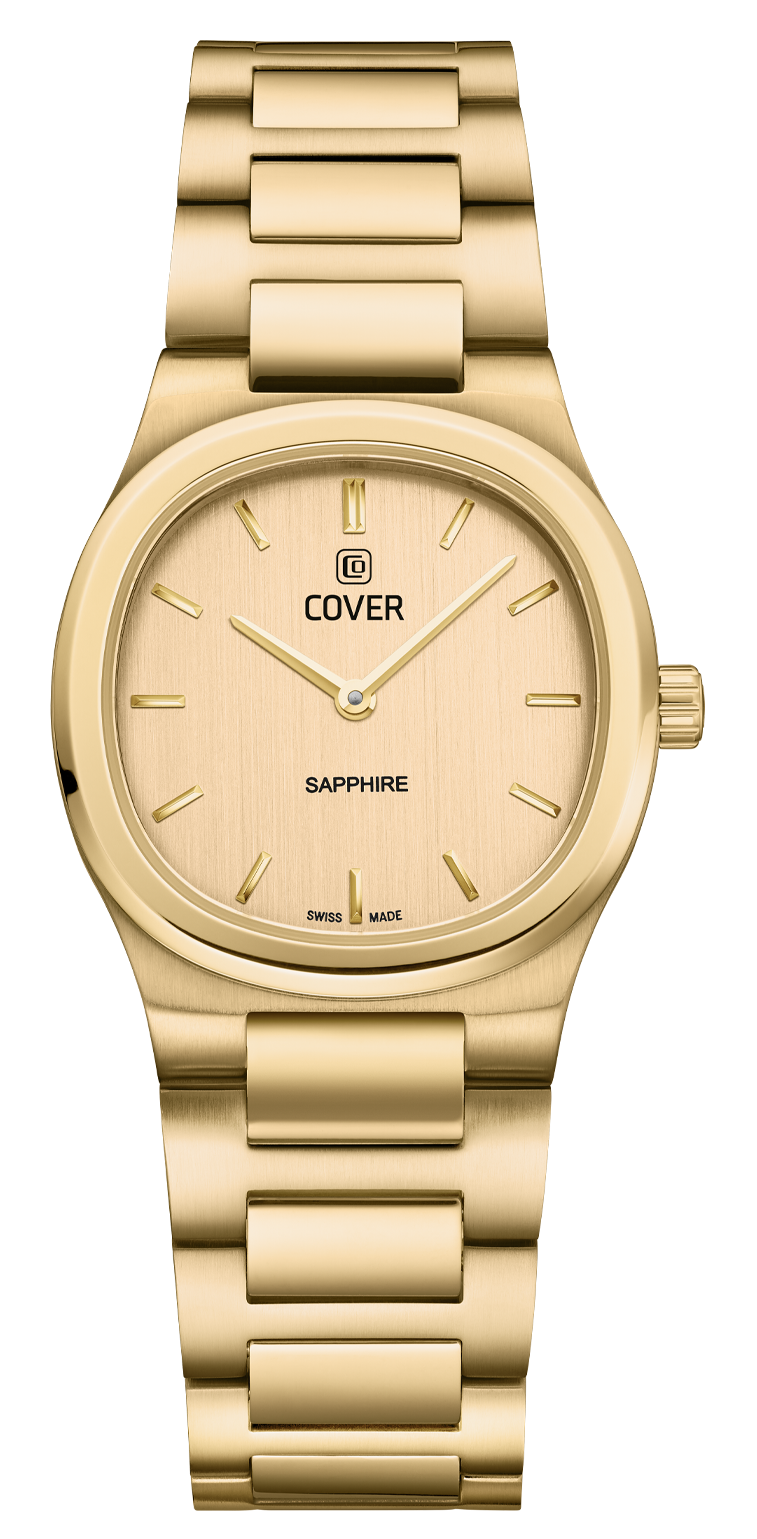 COVER   швейцарские часы, кварцевый механизм, сталь с покрытием, 28 x 28 мм