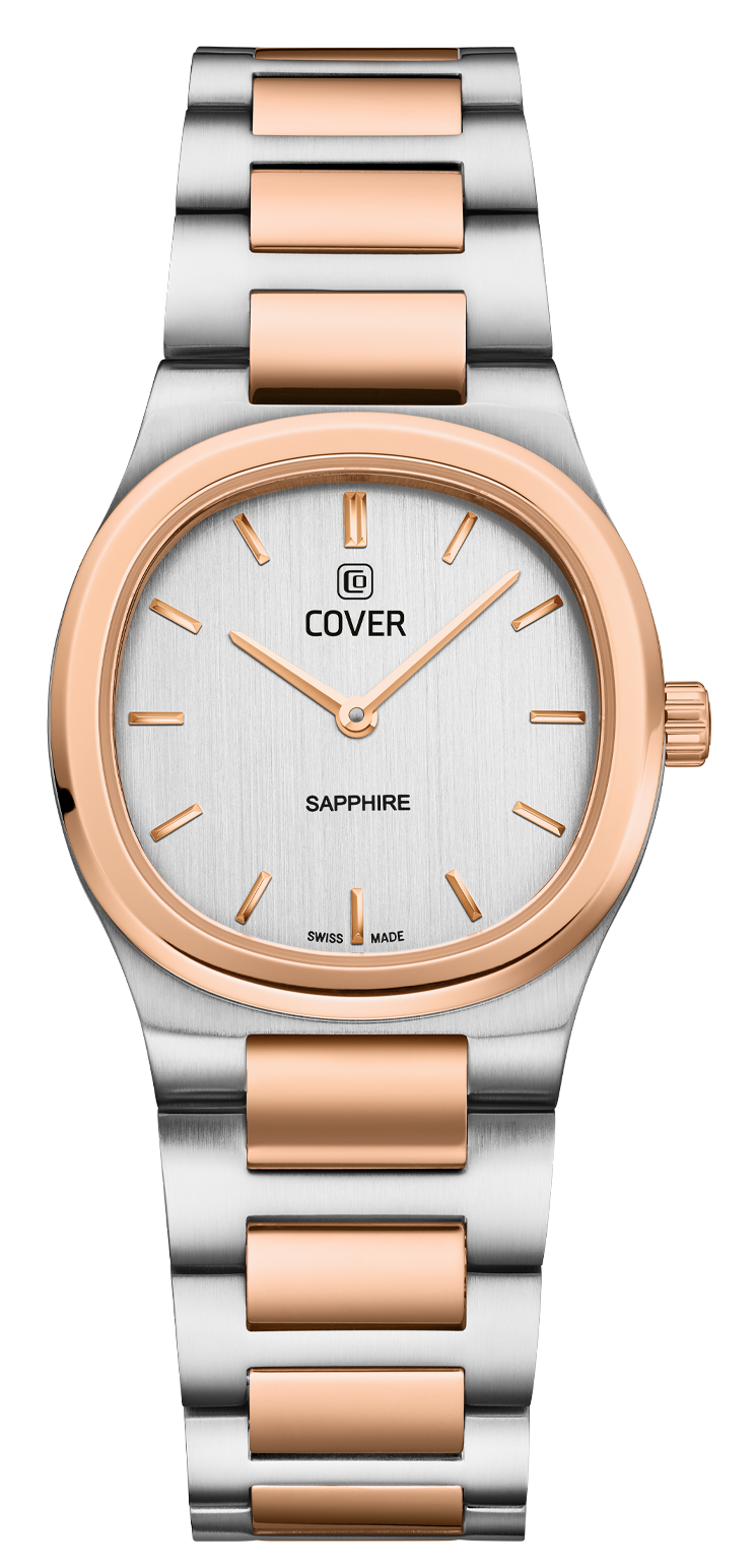 COVER   швейцарские часы, кварцевый механизм, сталь с покрытием, 28 x 28 мм