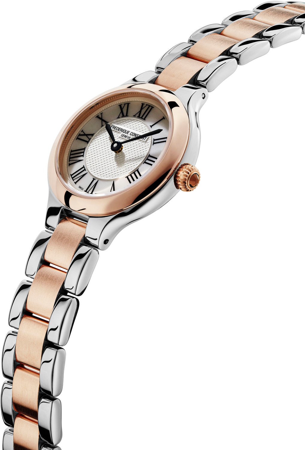 Часы FREDERIQUE CONSTANT DELIGHT FC-200M1ER32B, Браслет/Ремень: браслет биколор из нерж. стали и гальв позолота 10М