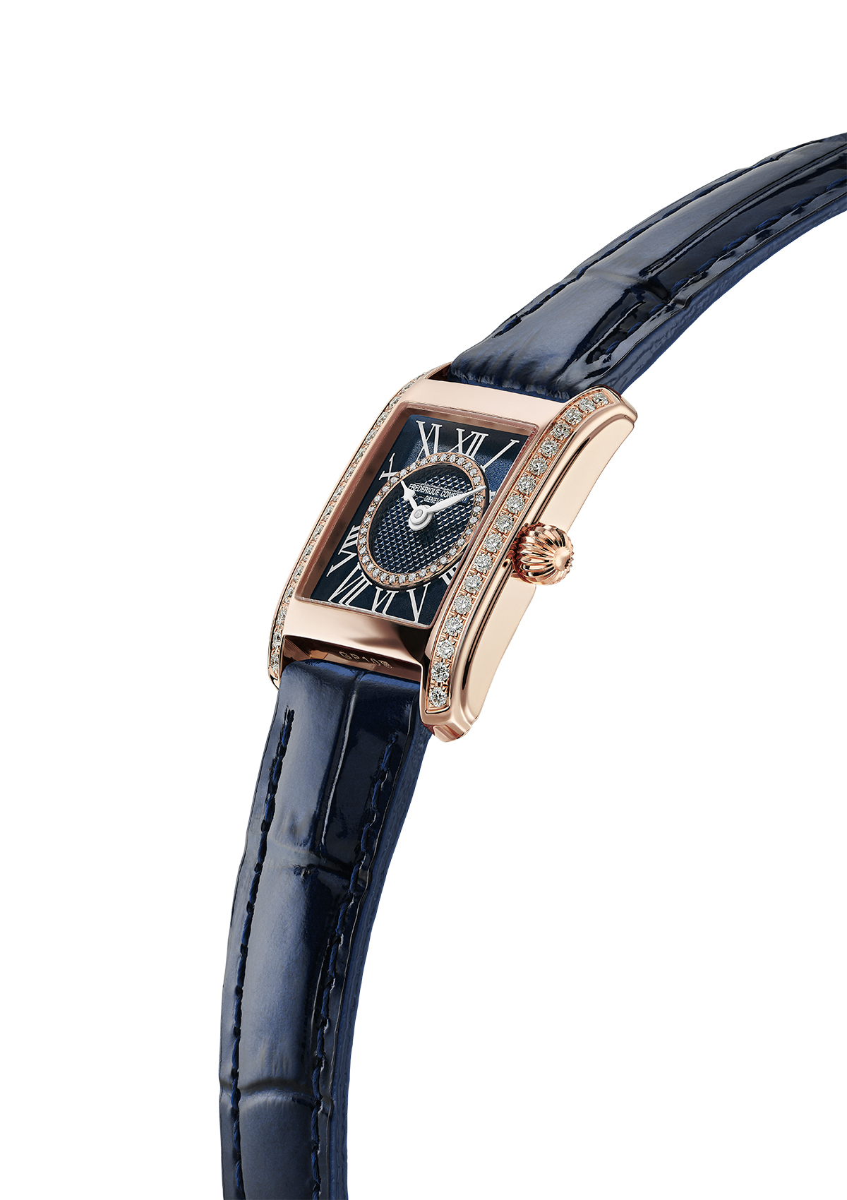 FREDERIQUE CONSTANT CLASSICS Женские швейцарские часы, кварцевый механизм, сталь с покрытием, 23х21 мм