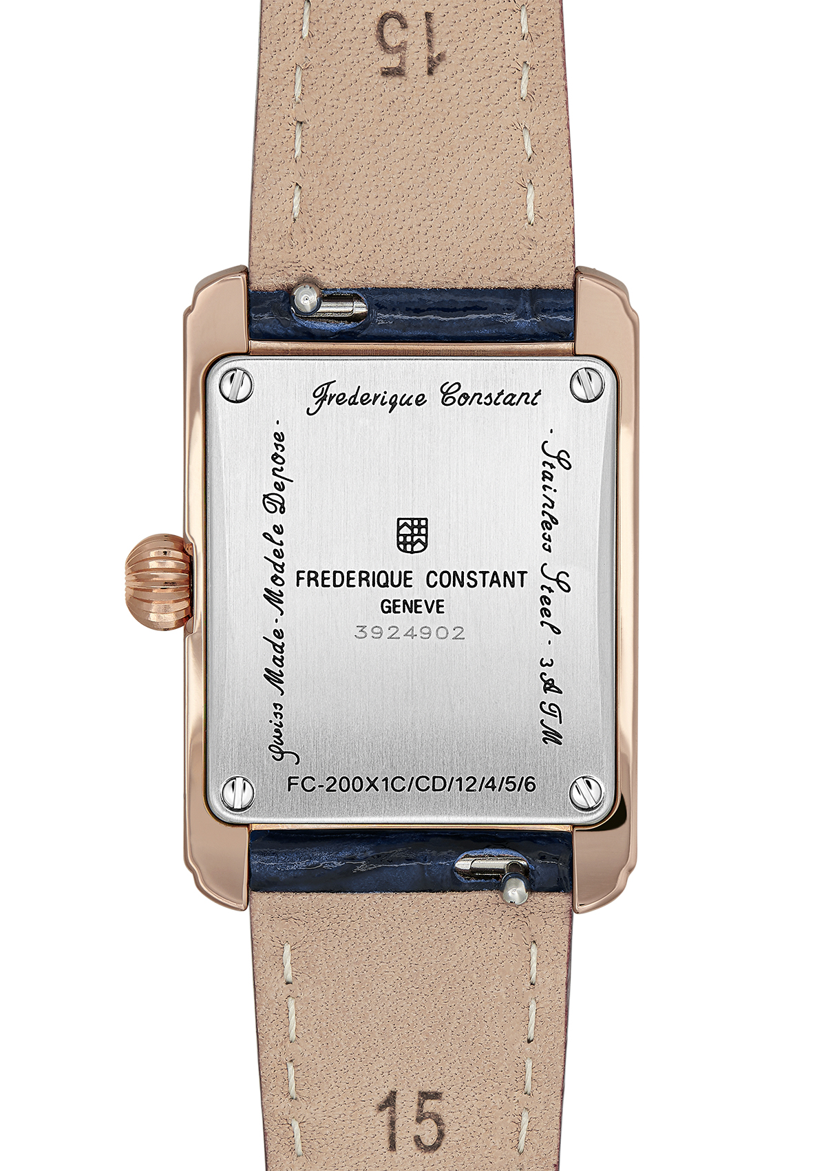 FREDERIQUE CONSTANT CLASSICS Женские швейцарские часы, кварцевый механизм, сталь с покрытием, 23х21 мм