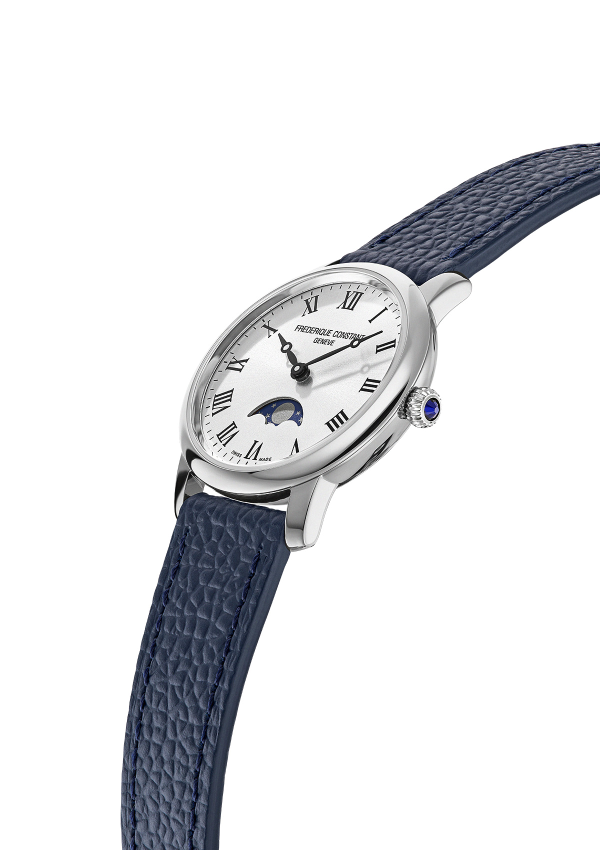 FREDERIQUE CONSTANT   Женские швейцарские часы, кварцевый механизм, сталь, 30 мм