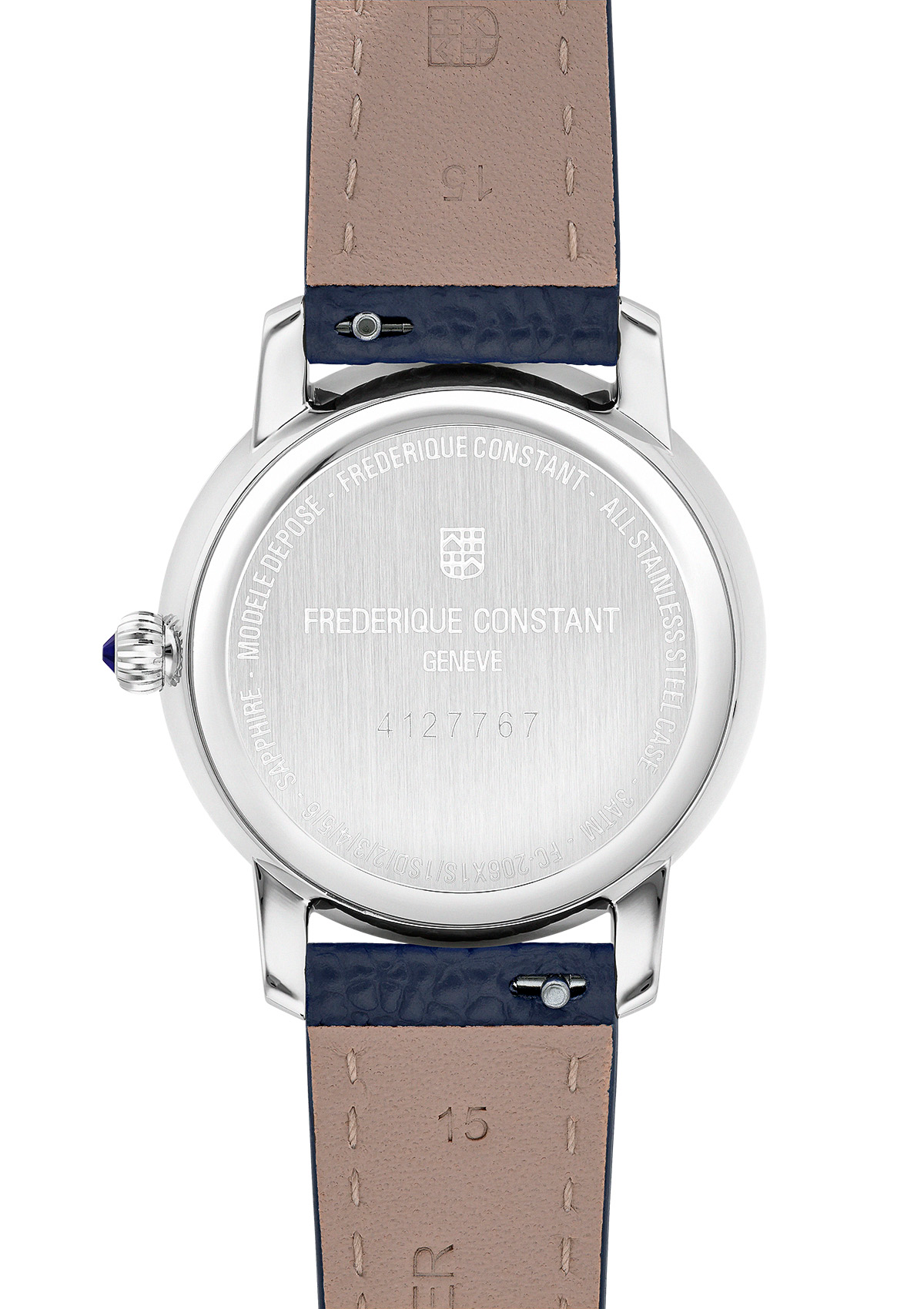 FREDERIQUE CONSTANT  Мужские швейцарские часы, кварцевый механизм, сталь, 39 мм