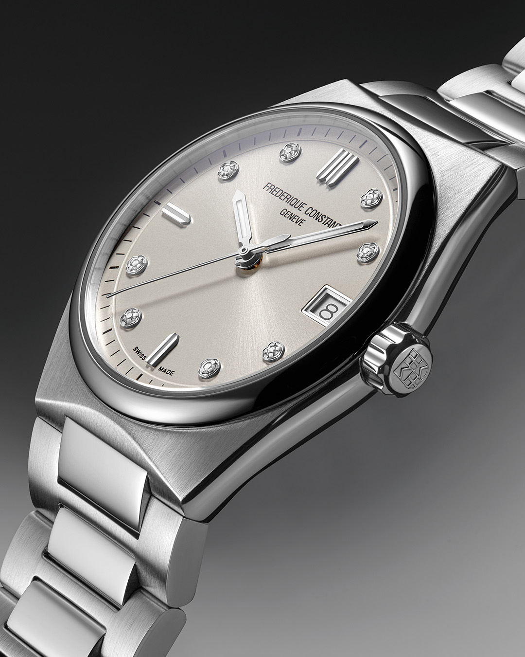 Часы FREDERIQUE CONSTANT  FC-240BGD2NH6B, Функции: Часы, минуты, секунды, дата