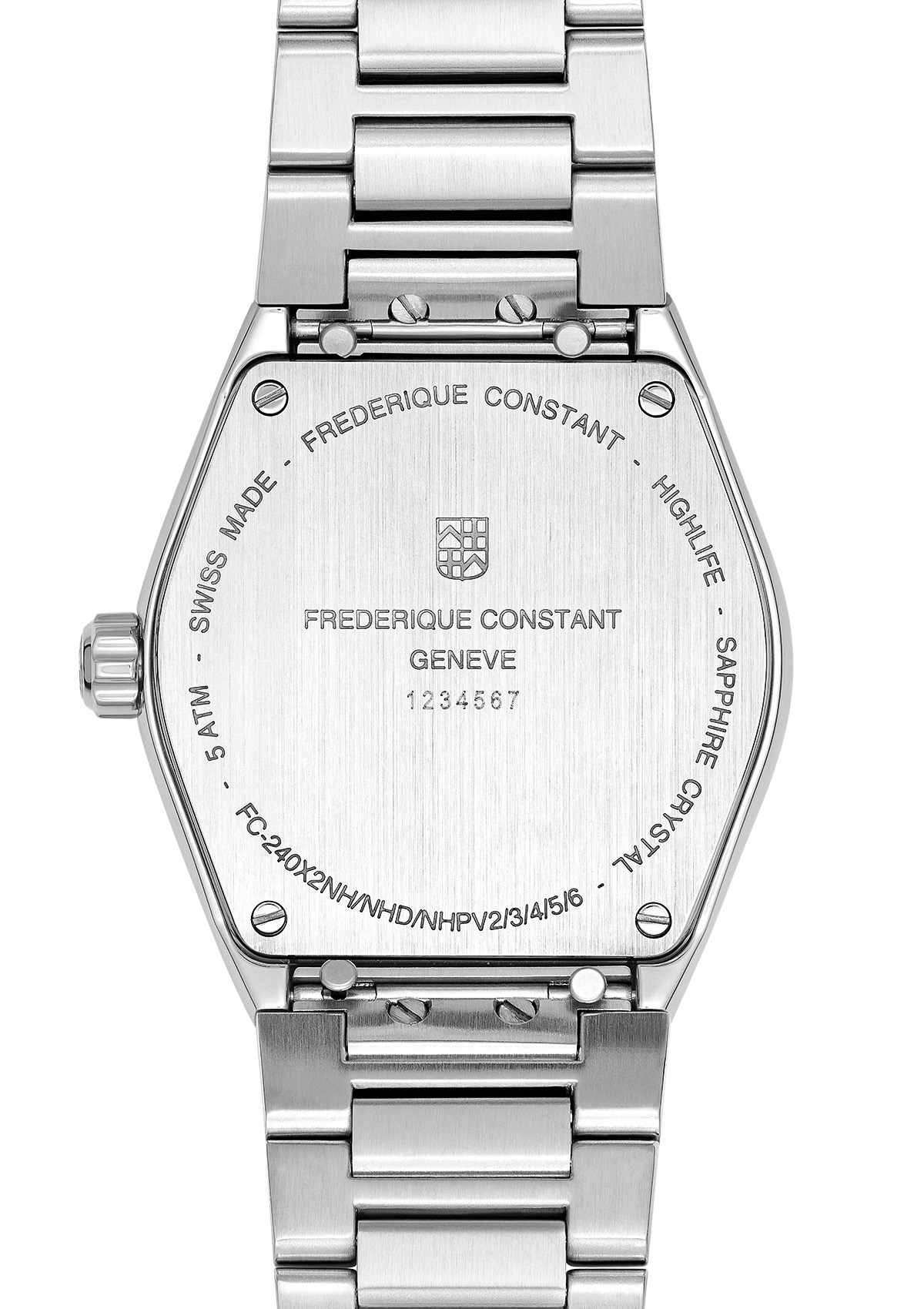 FREDERIQUE CONSTANT  Женские швейцарские часы, кварцевый механизм, сталь, 31 мм