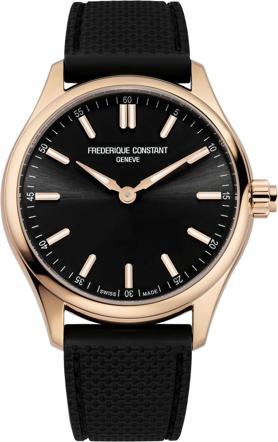 FREDERIQUE CONSTANT  Смарт часы: мужские умные часы с функцией мониторинга пульса, сна и активности, стальной корпус, каучуковый ремешок, повседневный модный стиль