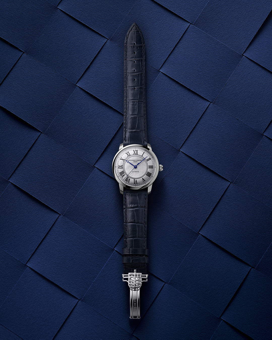 FREDERIQUE CONSTANT CLASSICS Женские швейцарские часы, автоматический механизм, сталь, 38,5 мм