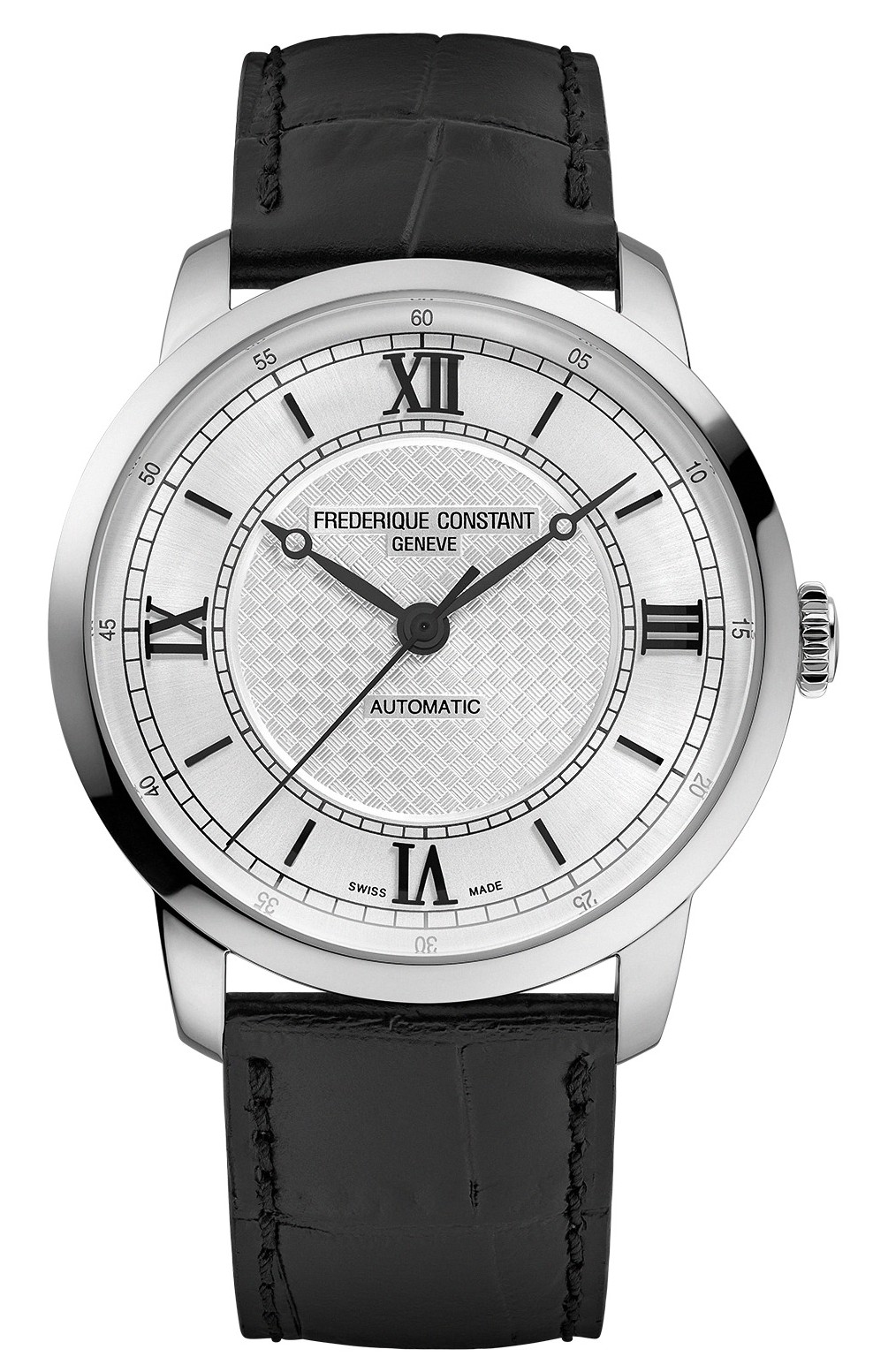 FREDERIQUE CONSTANT  Мужские швейцарские часы, автоматический механизм, сталь, 38,5 мм