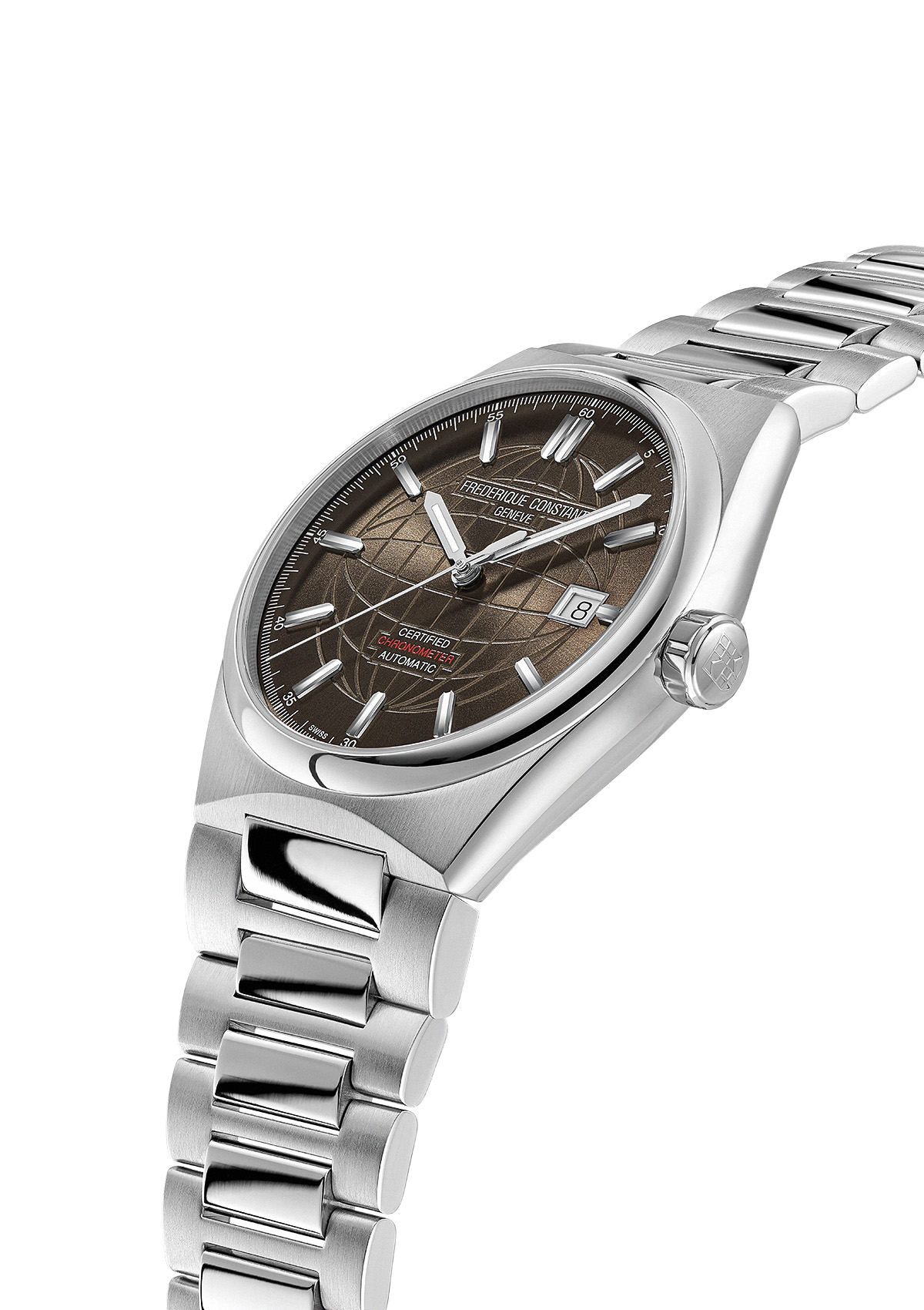 FREDERIQUE CONSTANT  Мужские швейцарские часы, автоматический механизм, сталь, 39 мм