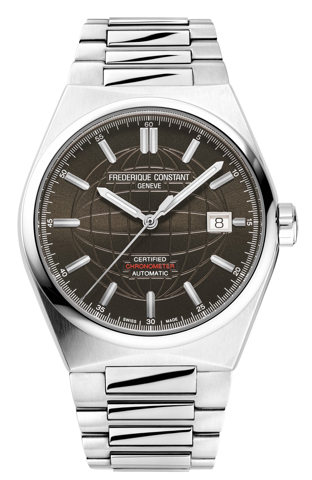 FREDERIQUE CONSTANT  Мужские швейцарские часы, автоматический механизм, сталь, 39 мм