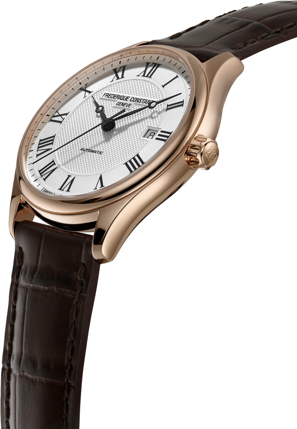 FREDERIQUE CONSTANT  Мужские швейцарские часы, автоматический механизм, сталь с покрытием, 40 мм