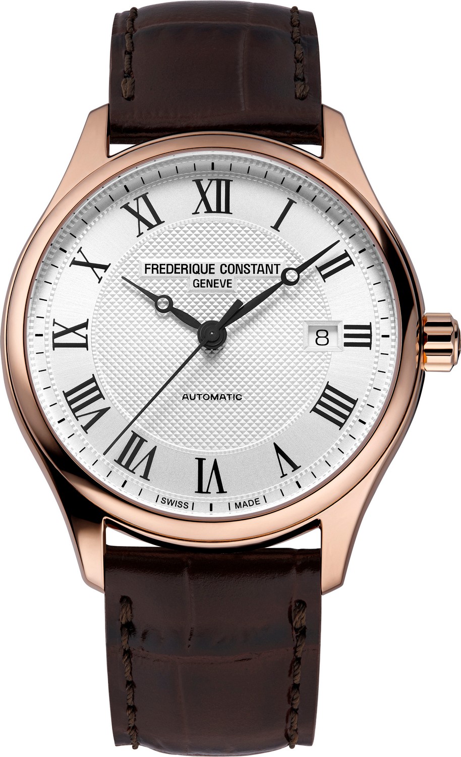 FREDERIQUE CONSTANT  Мужские швейцарские часы, автоматический механизм, сталь с покрытием, 40 мм