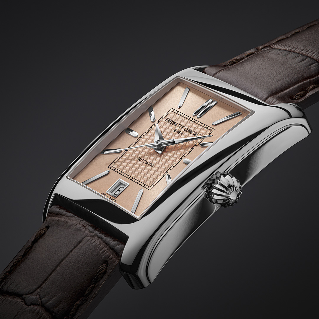 FREDERIQUE CONSTANT   Мужские швейцарские часы, автоматический механизм, сталь, 30,4x33,3 мм