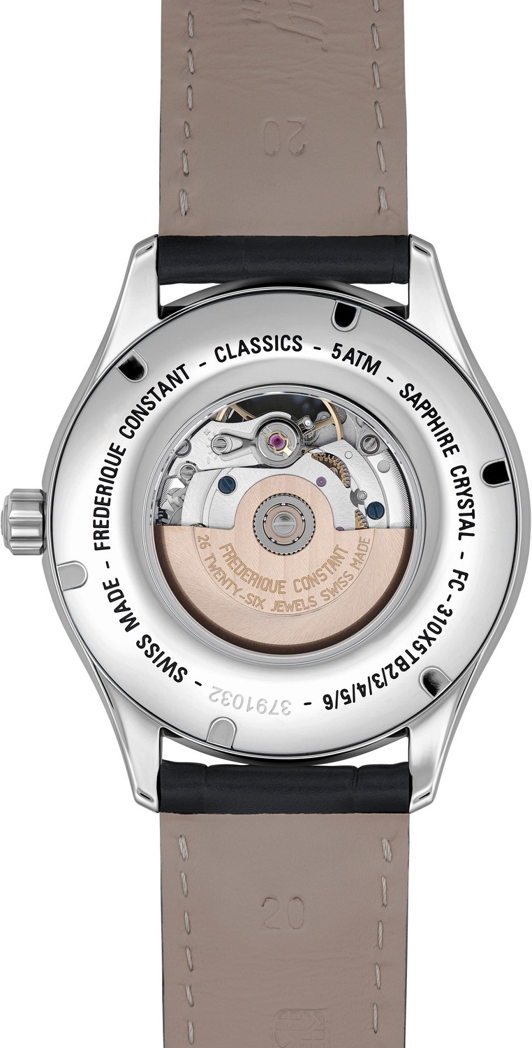 FREDERIQUE CONSTANT  Мужские швейцарские часы, автоматический механизм, сталь, 40 мм