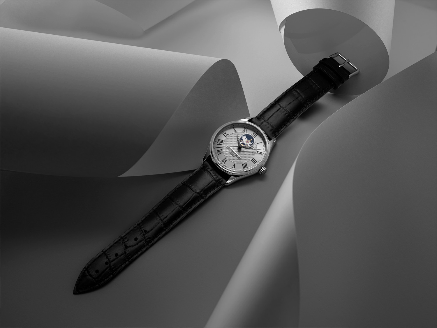 FREDERIQUE CONSTANT  Мужские швейцарские часы, автоматический механизм, сталь, 40 мм