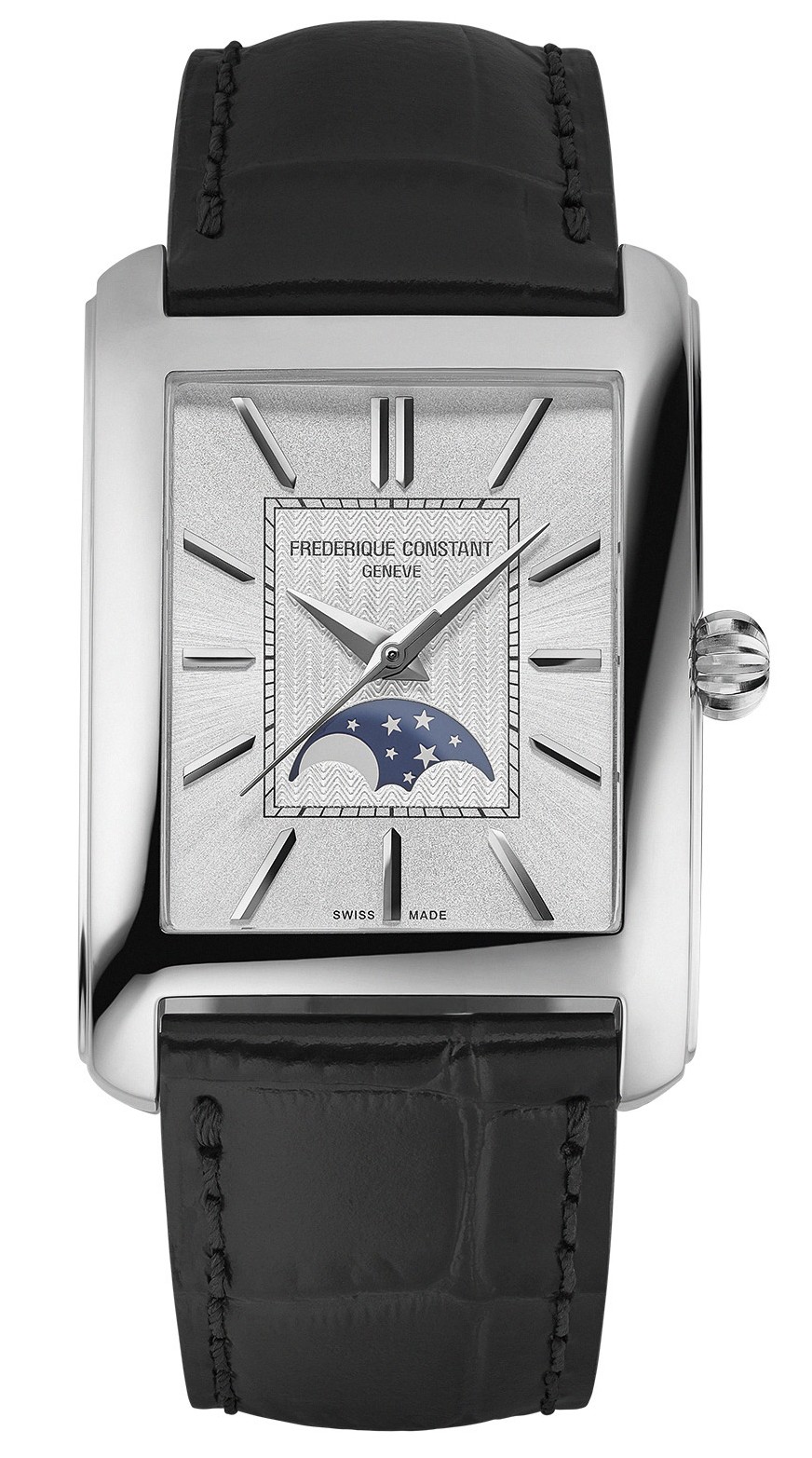 FREDERIQUE CONSTANT  Мужские швейцарские часы, автоматический механизм, сталь, 42,3х30 мм
