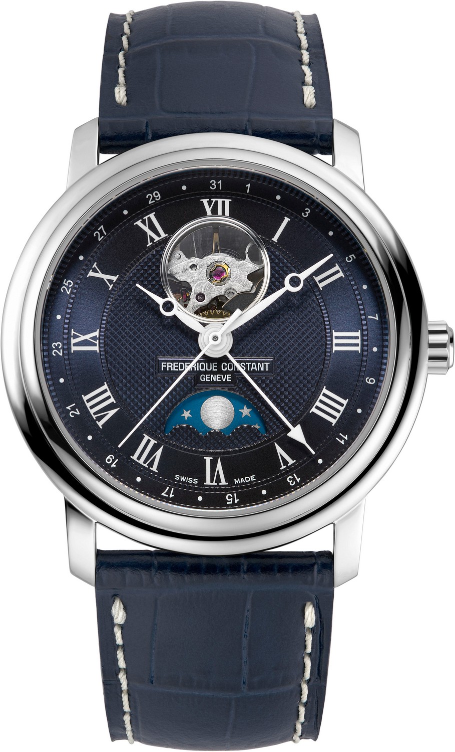 FREDERIQUE CONSTANT  Мужские швейцарские часы, автоматический механизм, сталь, 40 мм