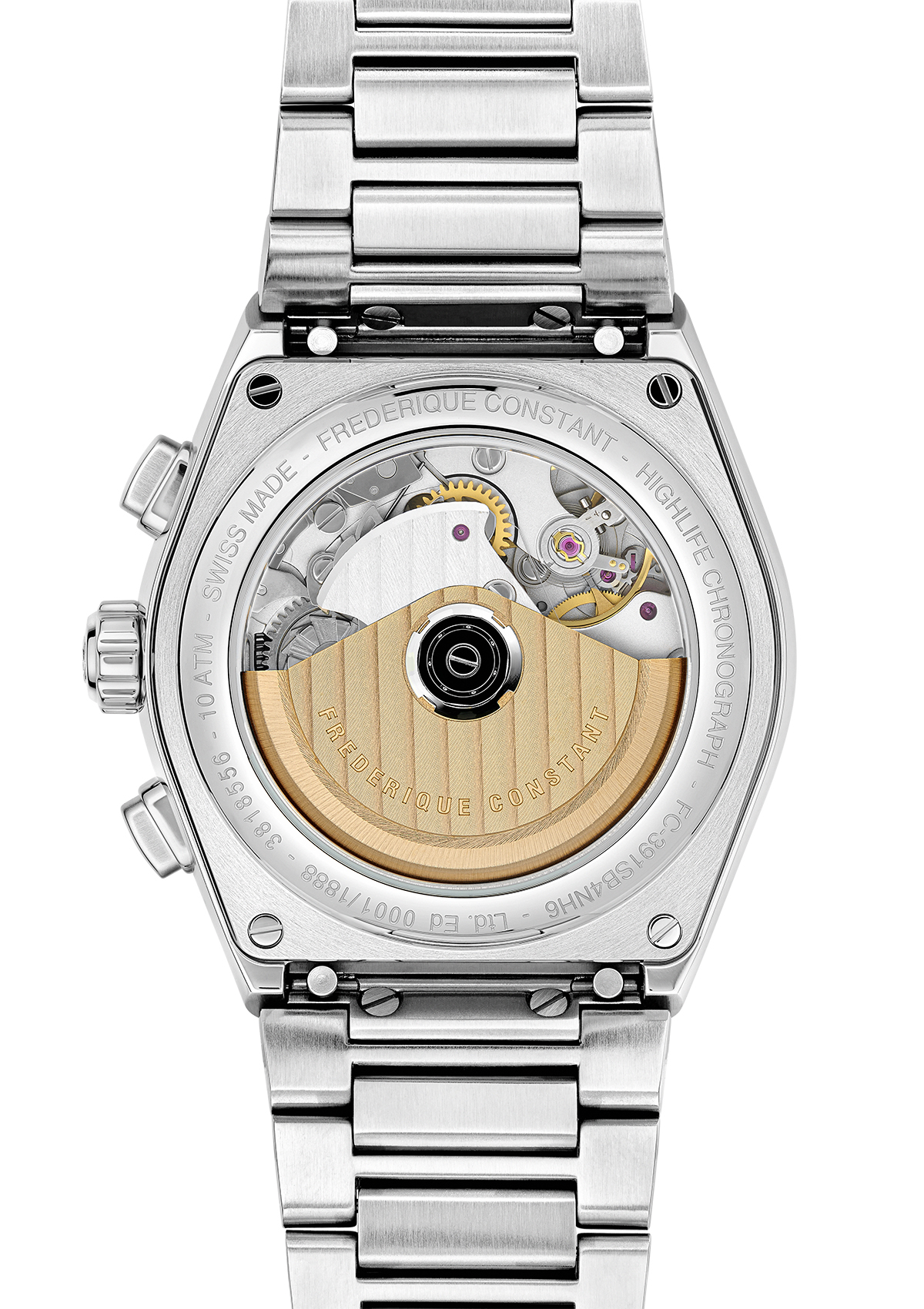Часы FREDERIQUE CONSTANT  FC-391SB4NH6B, Механизм: Автоматический