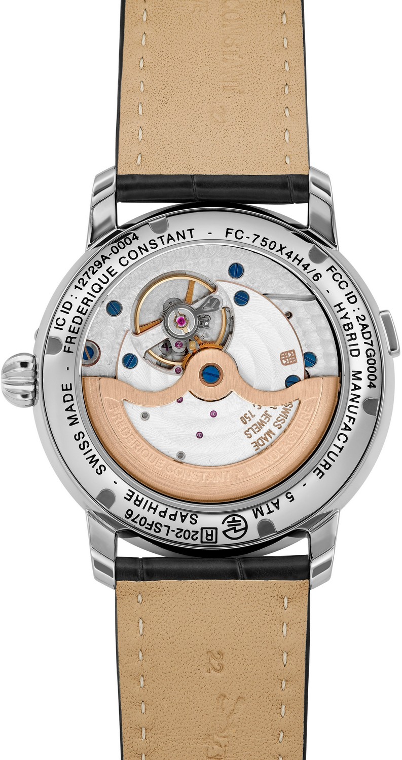 Часы FREDERIQUE CONSTANT MANUFACTURE FC-750MC4H6, Браслет/Ремень: Кожа аллигатора, черный