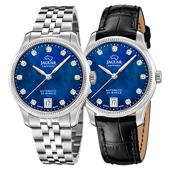 JAGUAR  Женские швейцарские часы, автоматический механизм, сталь, 34 мм