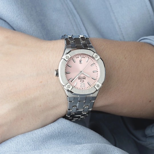 JAGUAR  Женские швейцарские часы, кварцевый механизм, сталь, 35,5 мм