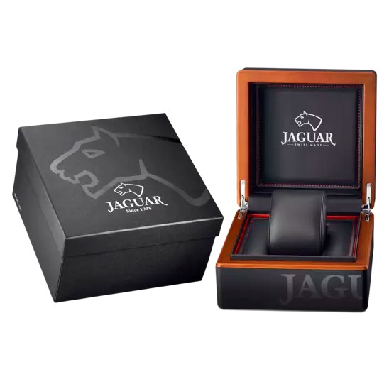 JAGUAR  Мужские швейцарские часы, автоматический механизм, сталь, 44 мм