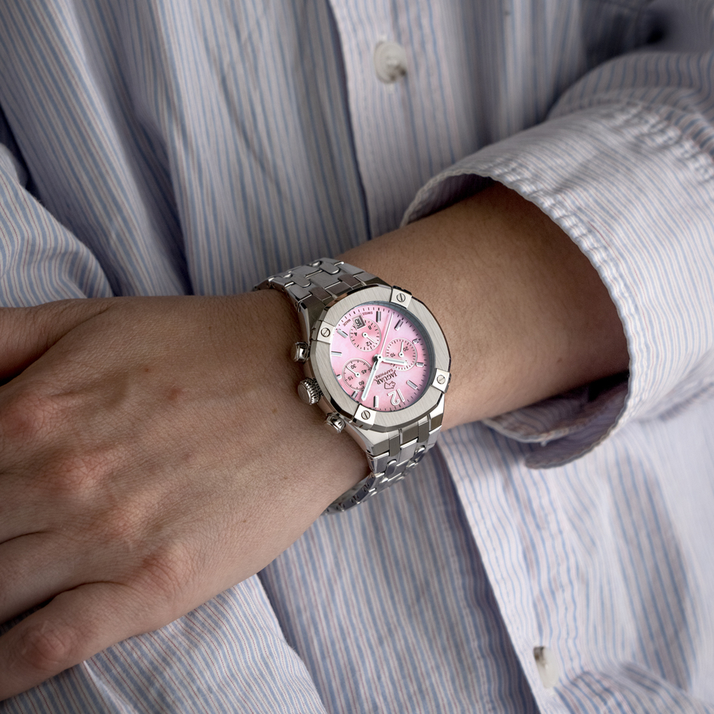 JAGUAR  Женские швейцарские часы, кварцевый механизм, сталь, 38 мм