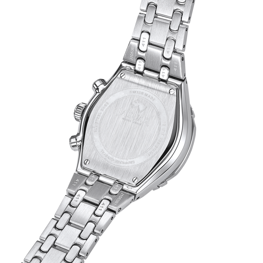 JAGUAR  Женские швейцарские часы, кварцевый механизм, сталь, 38 мм